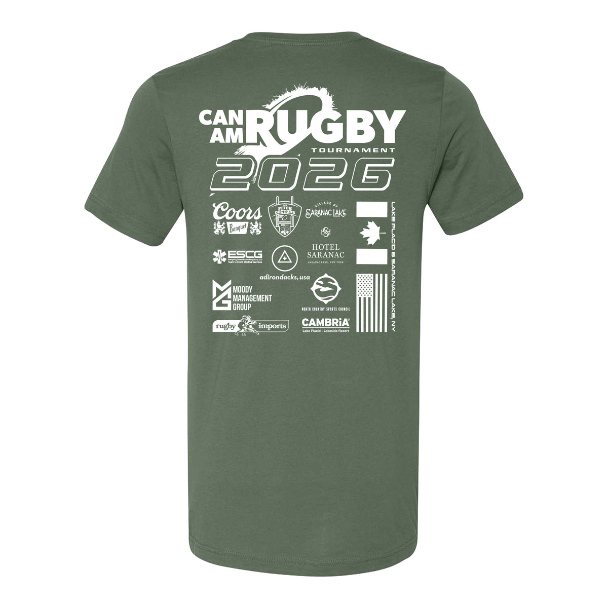 Rugby Imports CAN-AM Rugby 2026 Tournament T-Shirt