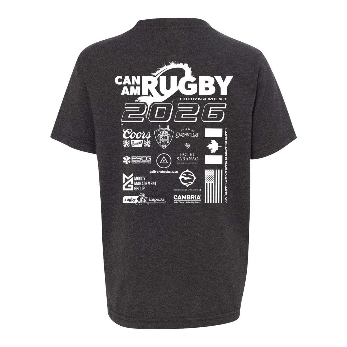 Rugby Imports CAN-AM Rugby 2026 Tournament T-Shirt - Youth