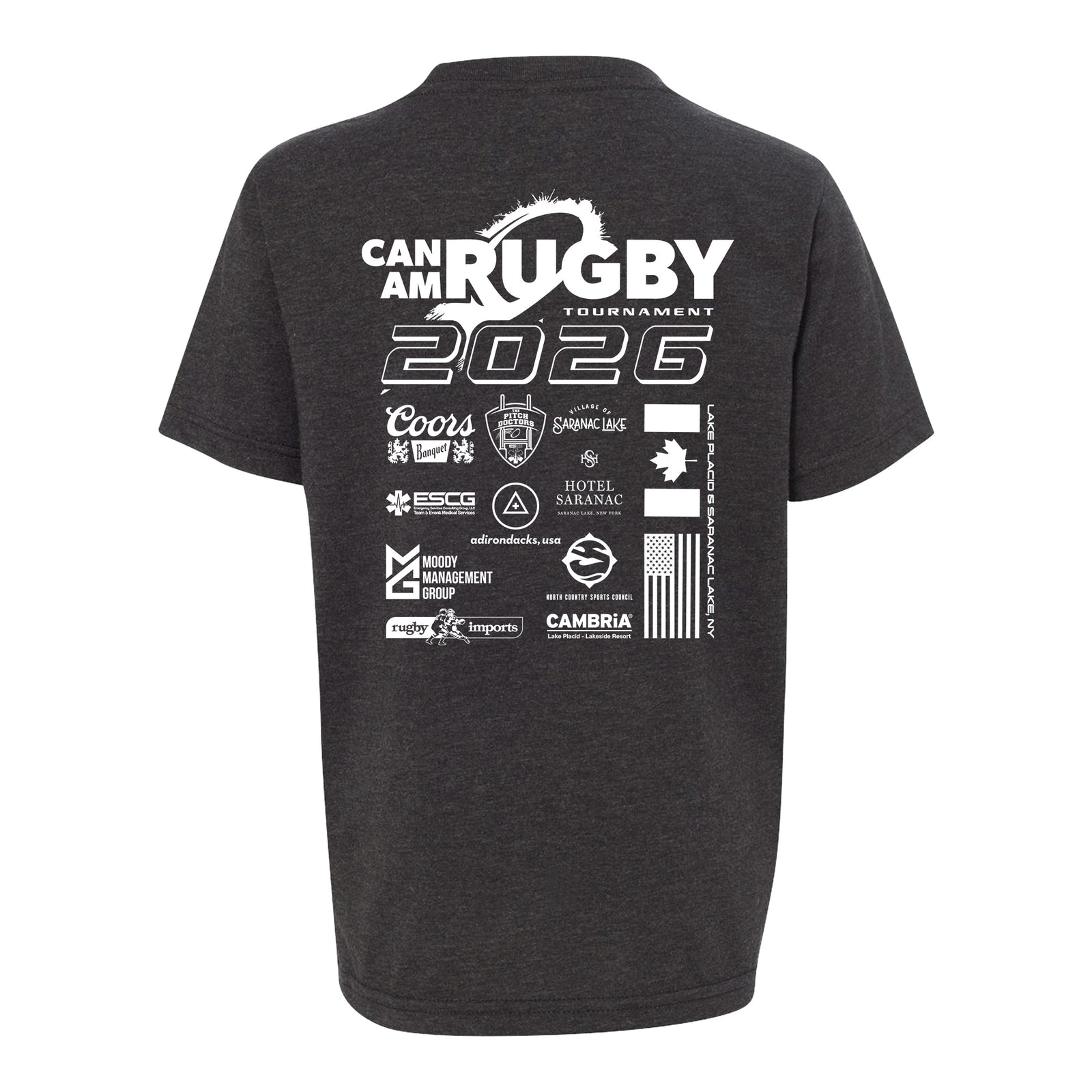 Rugby Imports CAN-AM Rugby 2026 Tournament T-Shirt - Youth