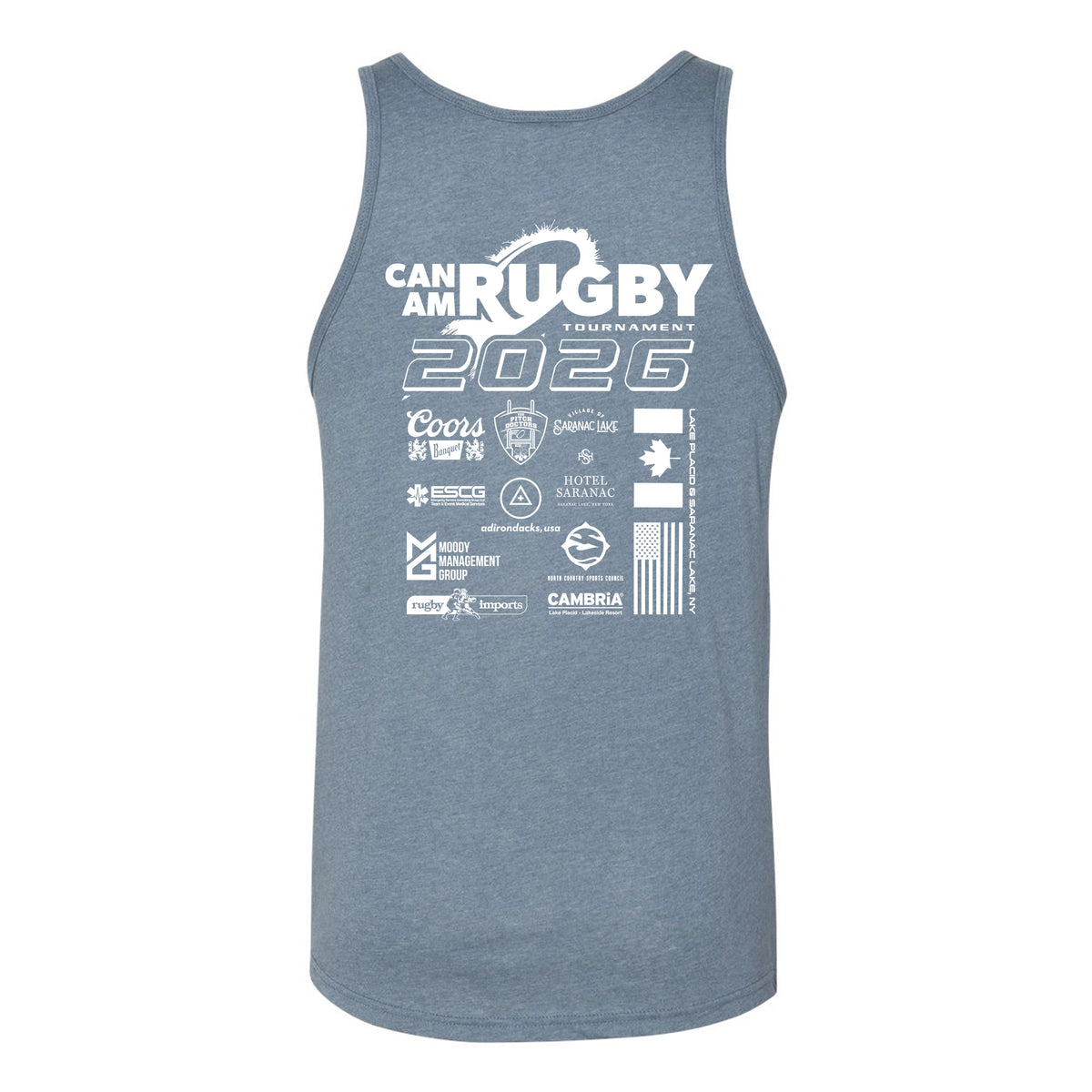 Rugby Imports CAN-AM Rugby 2026 Tournament Tank Top