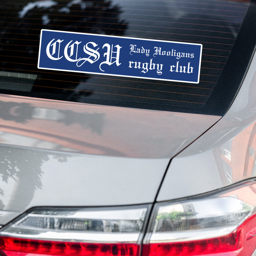 Rugby Imports CCSU Lady Hooligans Bumper Sticker
