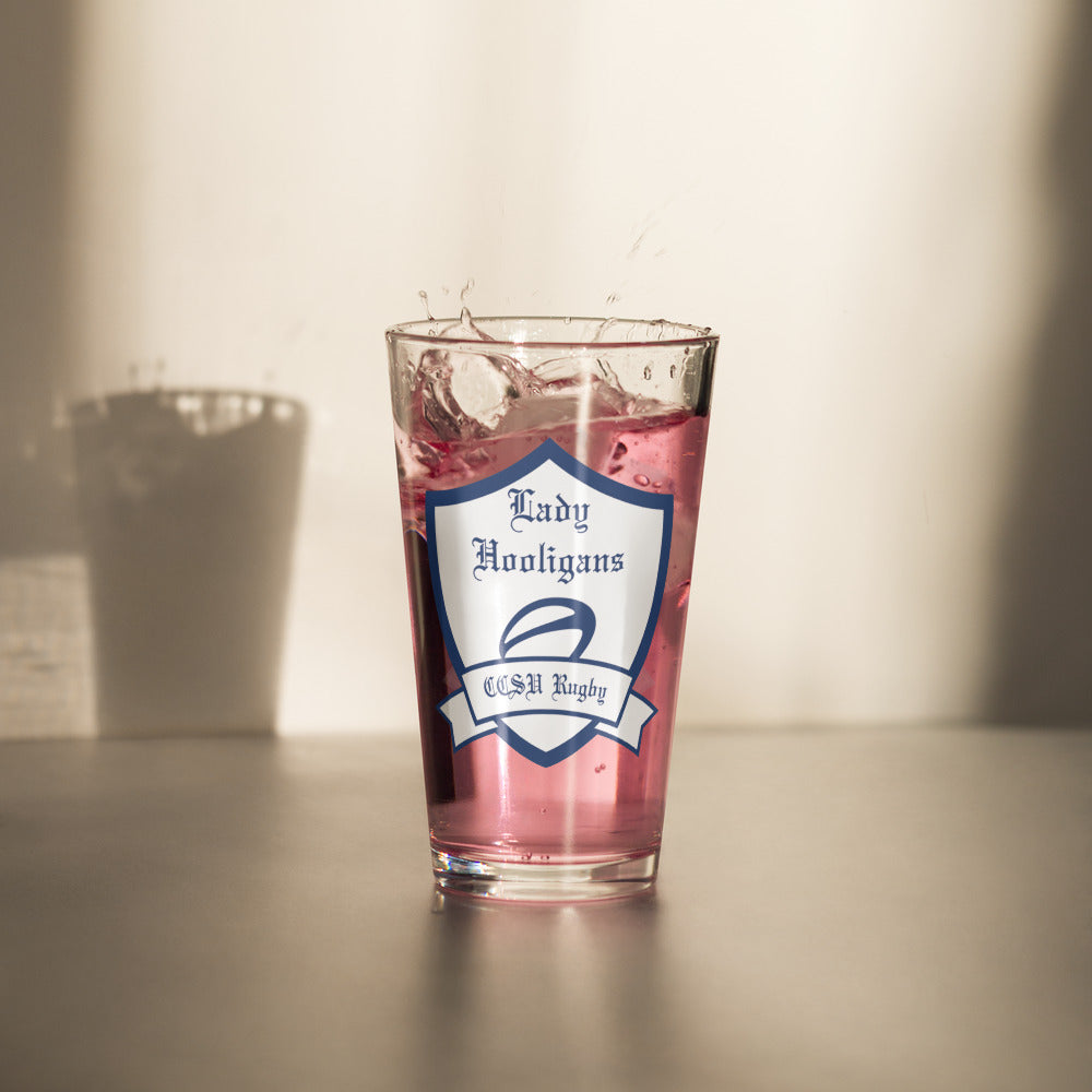 Rugby Imports CCSU Lady Hooligans Pint Glass