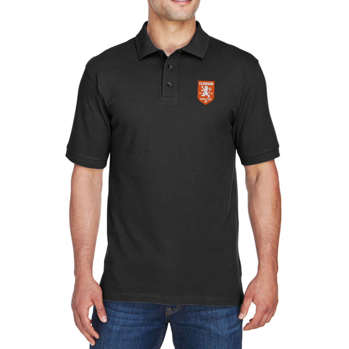 Rugby Imports Clemson Rugby Cotton Polo