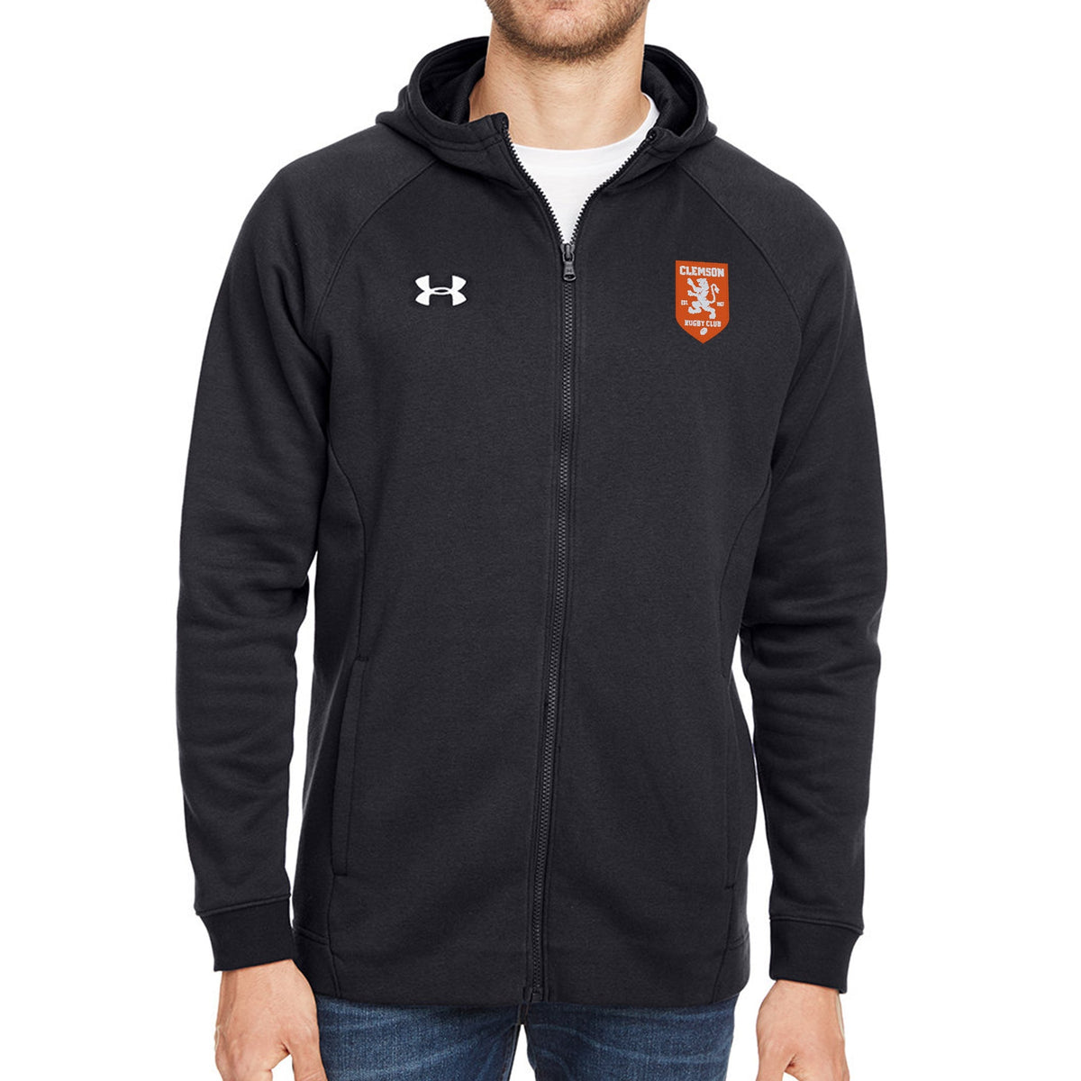 Rugby Imports Clemson Rugby Hustle Zip Hoodie