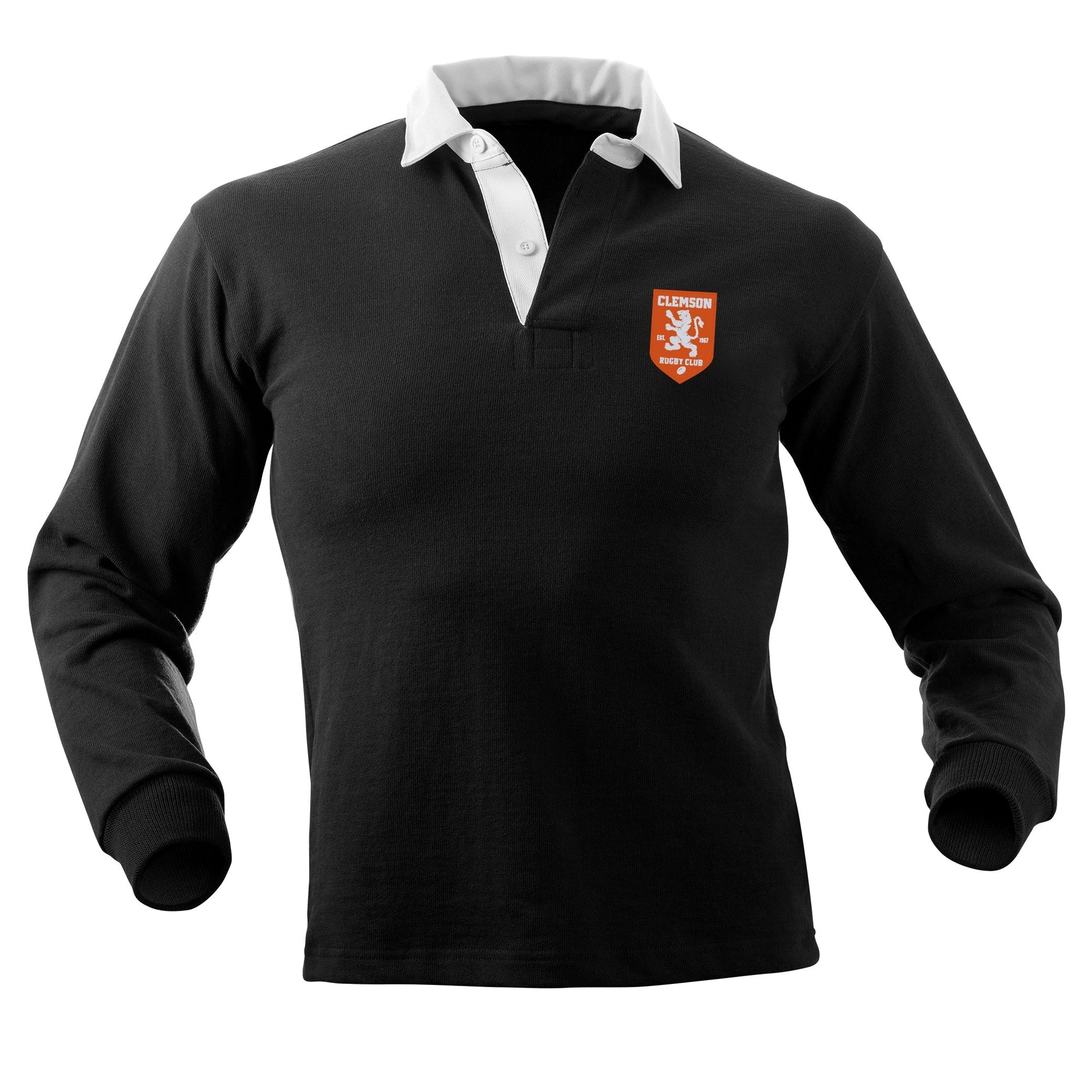 Rugby Imports Clemson Rugby Solid Traditional Rugby Jersey