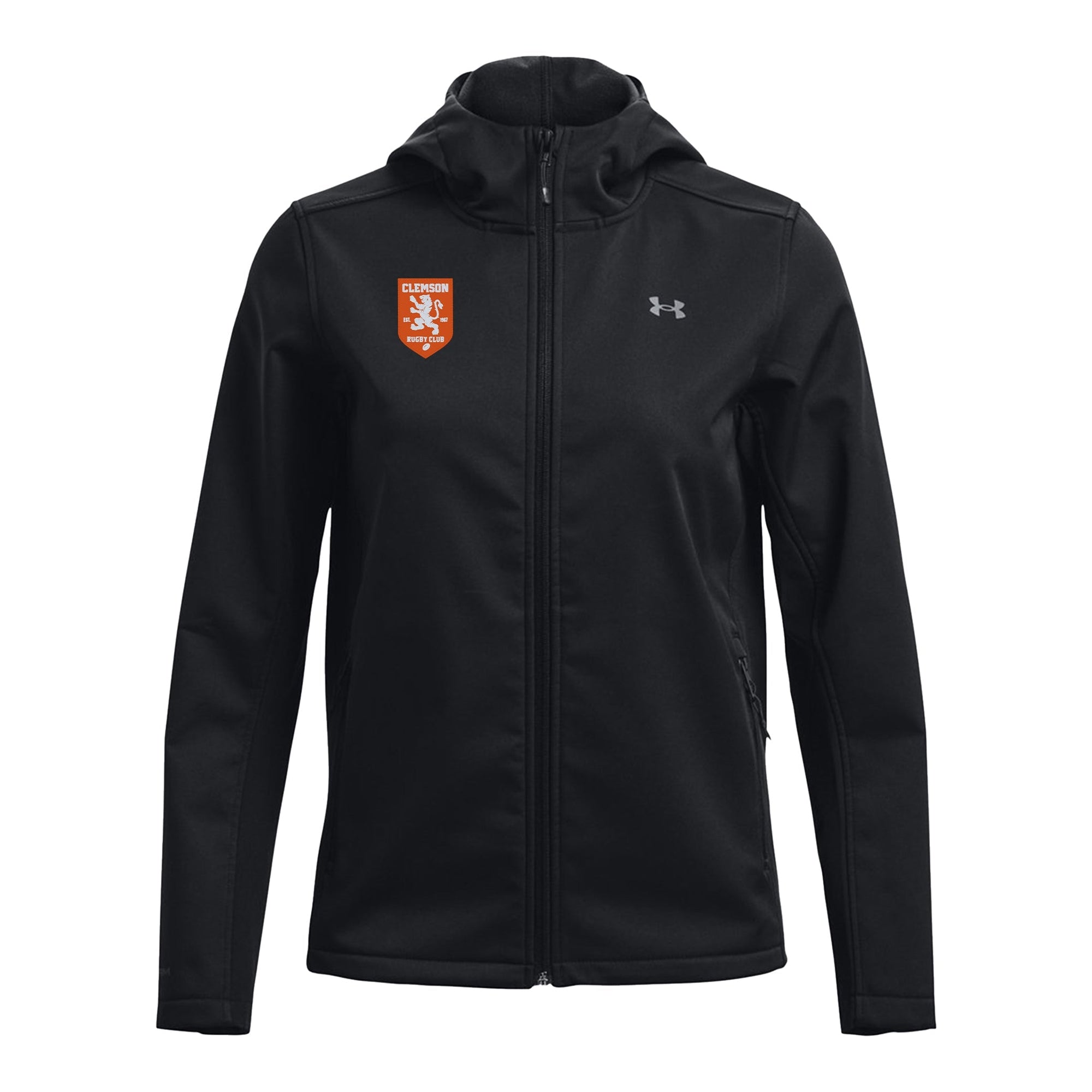 Rugby Imports Clemson Rugby Women's Coldgear Hooded Infrared Jacket