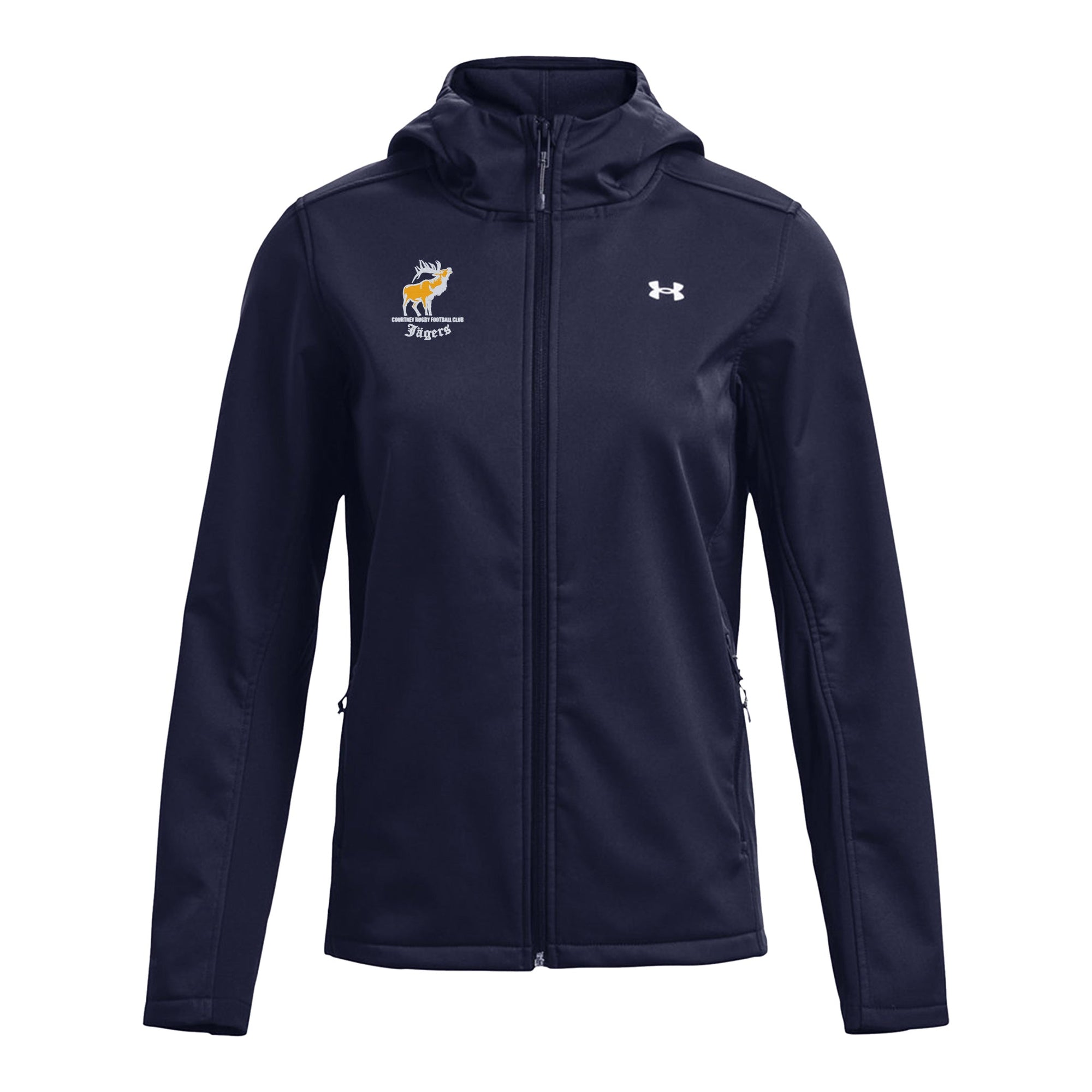 Rugby Imports Courtney RFC Women's Coldgear Hooded Infrared Jacket