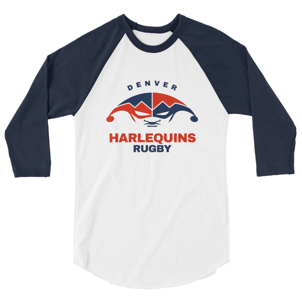 Rugby Imports Denver Harlequins Rugby Raglan 3/4 Sleeve Tee