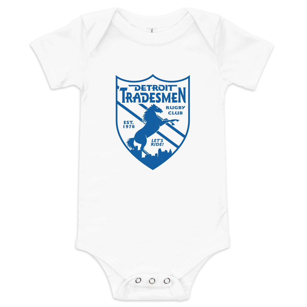 Rugby Imports Detroit Tradesmen Baby Onesie