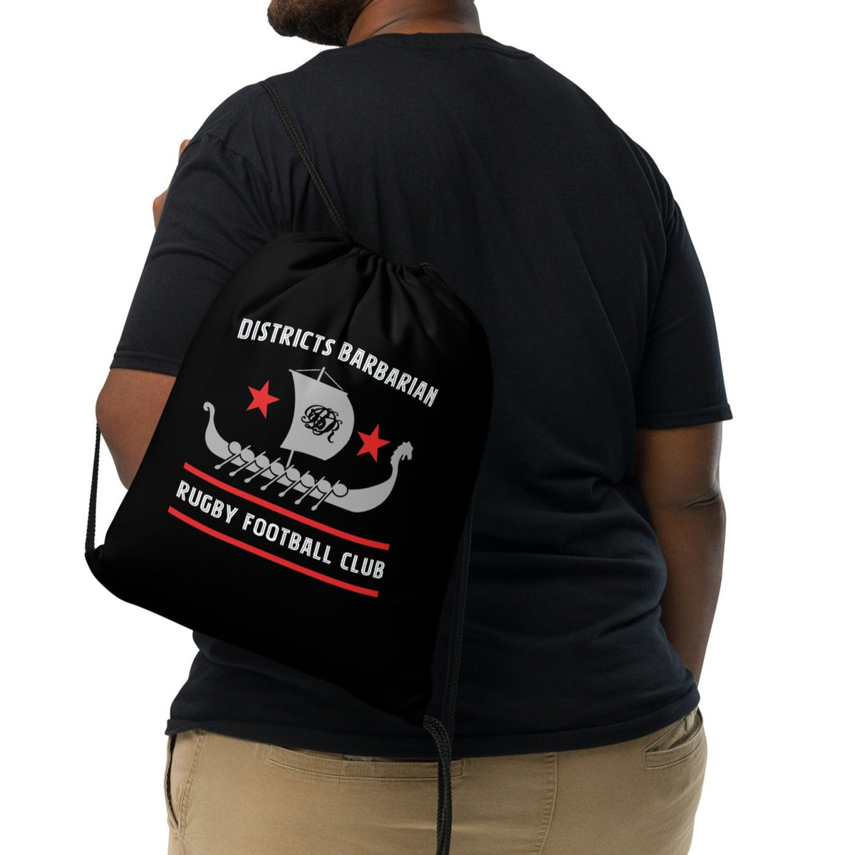 Rugby Imports Districts Barbarian RFC Drawstring Bag