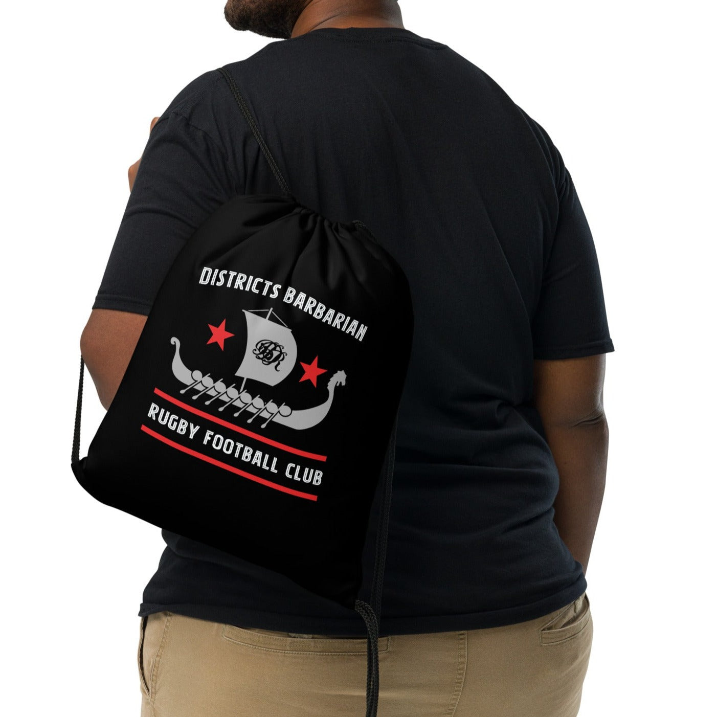 Rugby Imports Districts Barbarian RFC Drawstring Bag