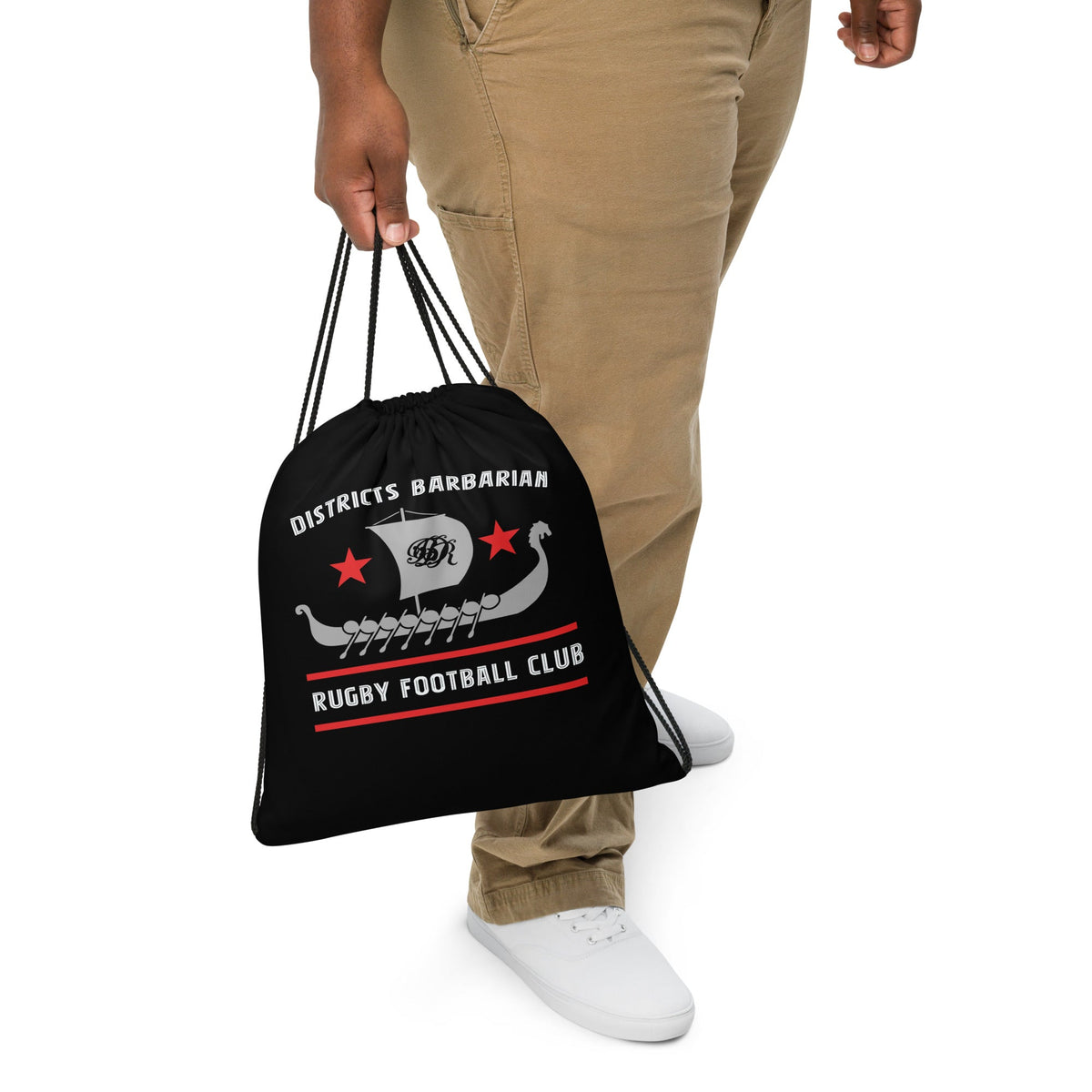Rugby Imports Districts Barbarian RFC Drawstring Bag