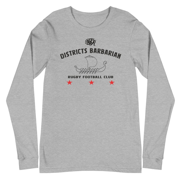Districts Barbarian RFC Long Sleeve Social Tee Rugby Imports