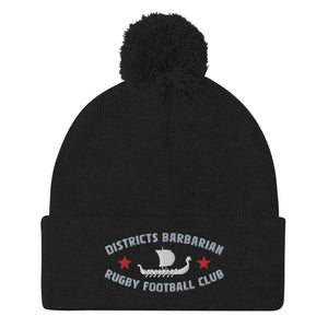 Rugby Imports Districts Barbarian RFC Pom-Pom Beanie