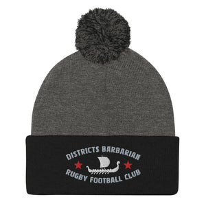 Rugby Imports Districts Barbarian RFC Pom-Pom Beanie