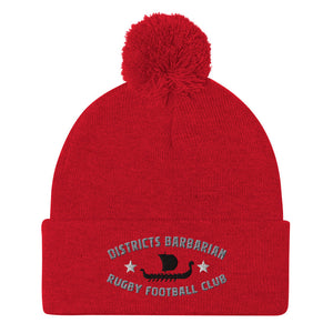 Rugby Imports Districts Barbarian RFC Pom-Pom Beanie