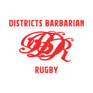 Rugby Imports Districts Barbarian RFC Stickers