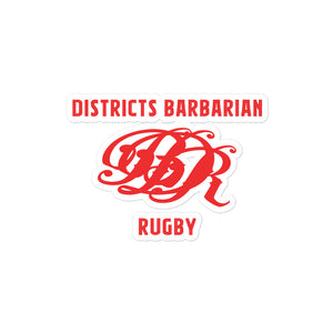 Rugby Imports Districts Barbarian RFC Stickers