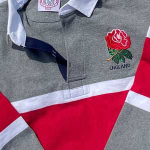 Rugby Imports England Oxford Stripe Rugby Jersey