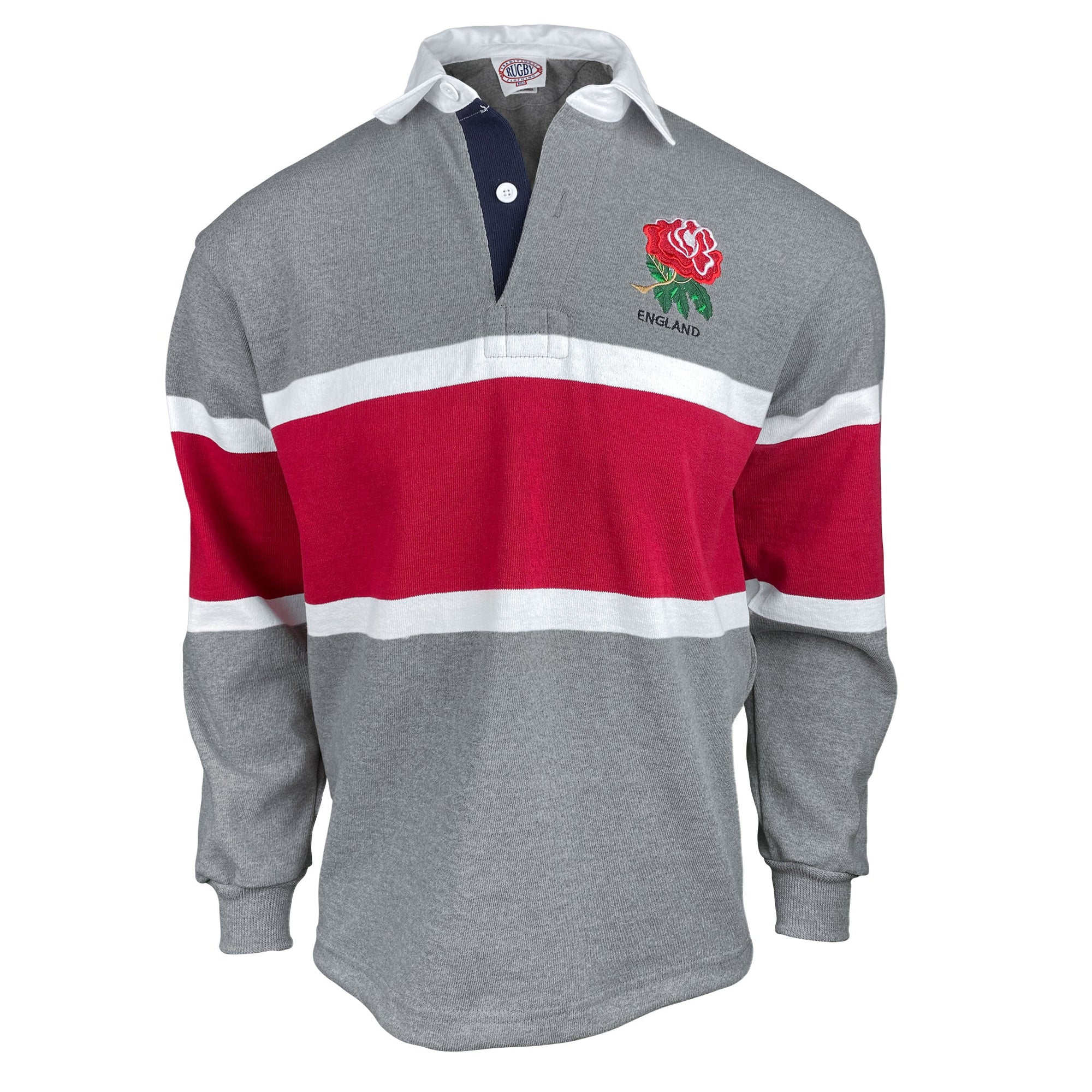 Rugby Imports England Oxford Stripe Rugby Jersey