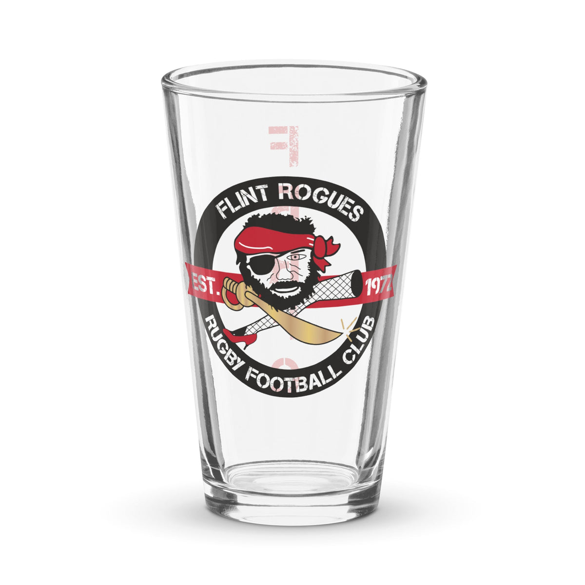 Rugby Imports Flint Rogues RFC Pint Glass