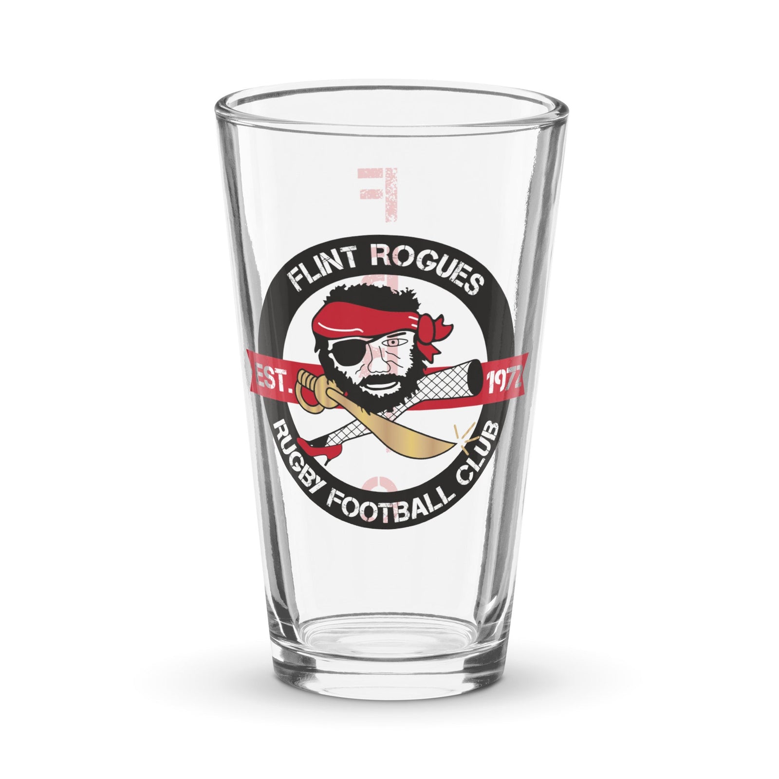 Rugby Imports Flint Rogues RFC Pint Glass