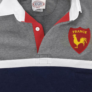 Rugby Imports France Oxford Stripe Rugby Jersey