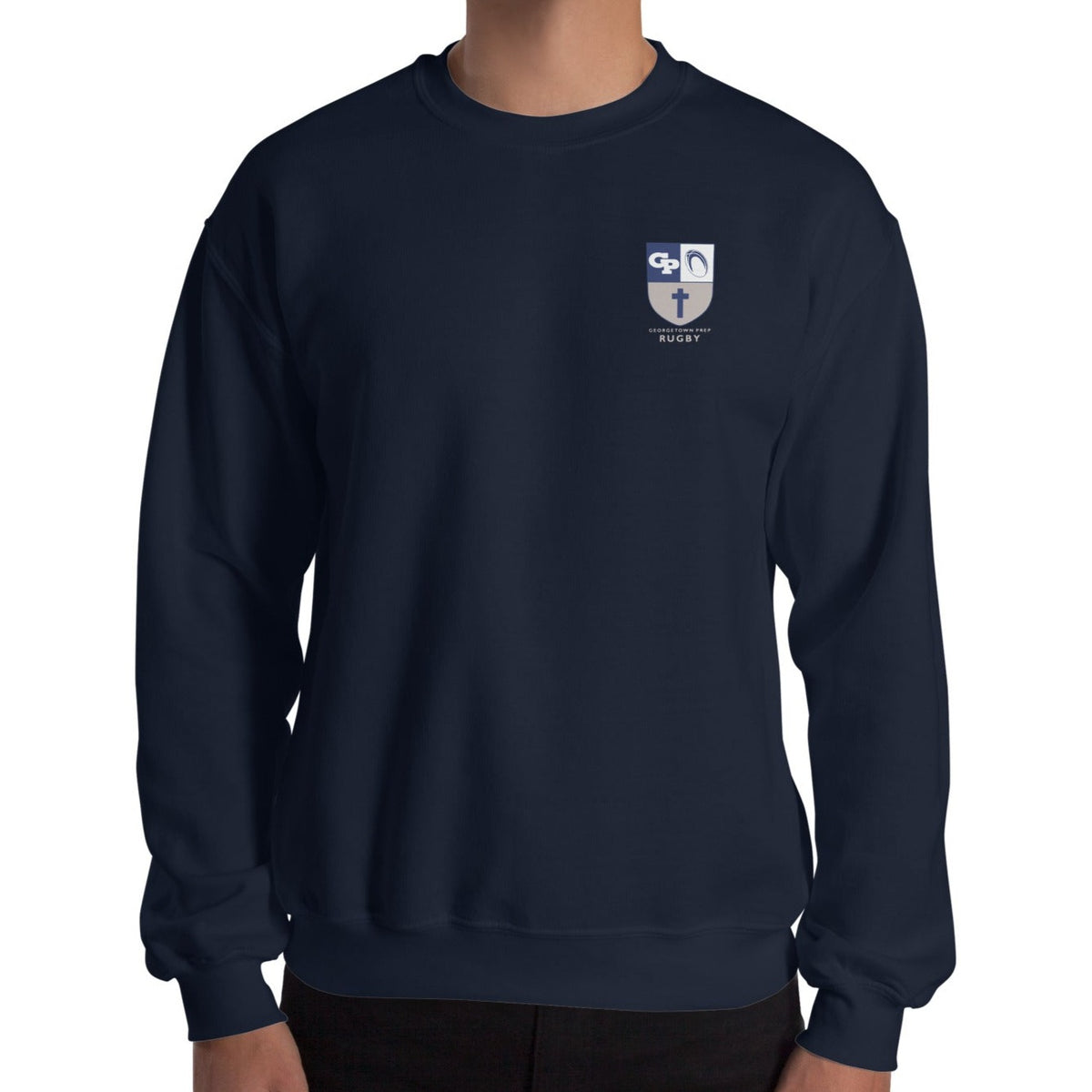 Rugby Imports Georgetown Prep Rugby Crew Neck Sweatshirt