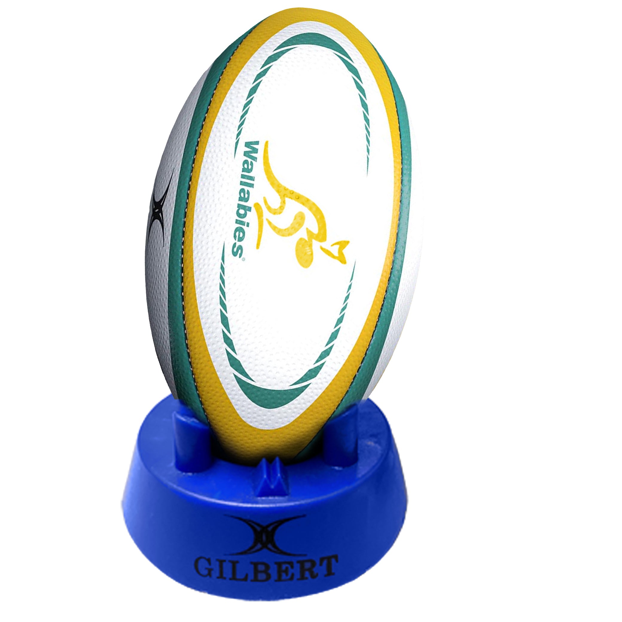Gilbert Argentine - Mini Ballon de Rugby Réplique Officielle - Bleu/Blanc - taille Mini Gilbert Argentine - Mini Ballon de Rugby Réplique Officielle - Bleu/Blanc - taille Mini