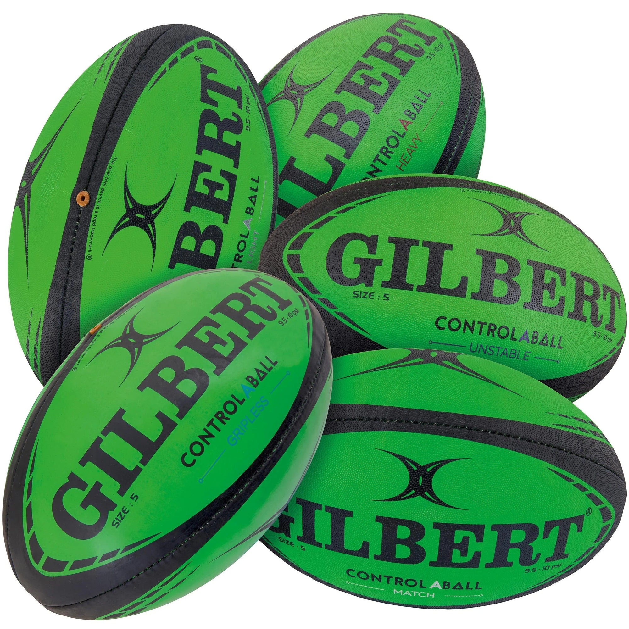 Rugby Imports Gilbert Control-A-Rugby Ball Passing System Set