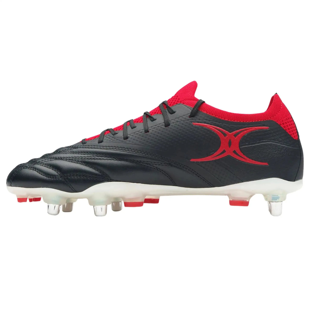 Rugby Imports Gilbert Icon Players 6S Rugby Boot - Black/Red