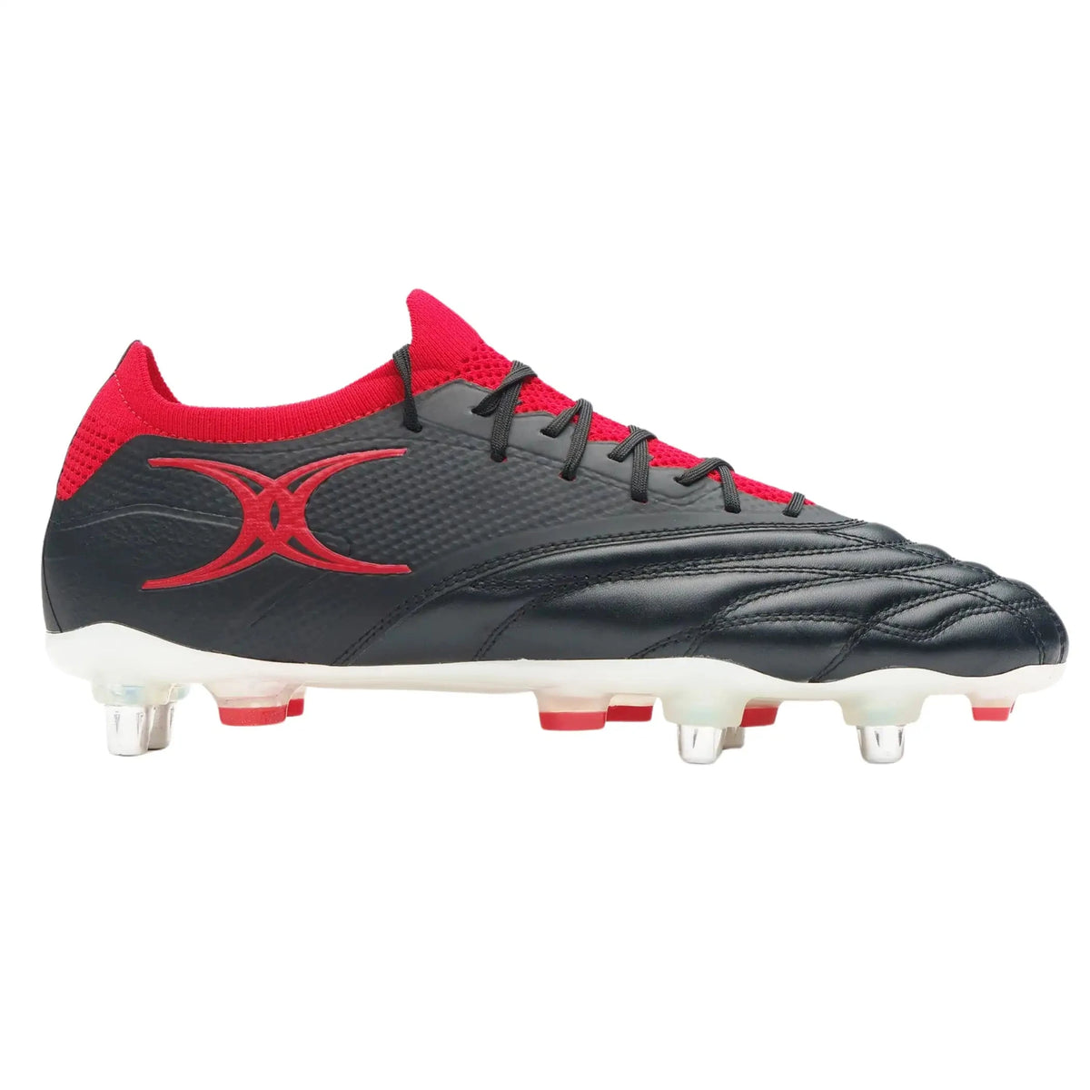 Rugby Imports Gilbert Icon Players 6S Rugby Boot - Black/Red