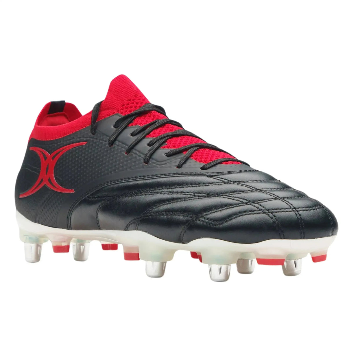 Rugby Imports Gilbert Icon Players 6S Rugby Boot - Black/Red
