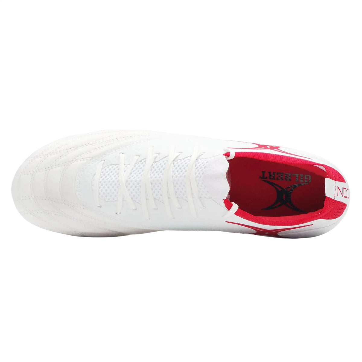 Rugby Imports Gilbert Icon Players 6S Rugby Boot - White/Red