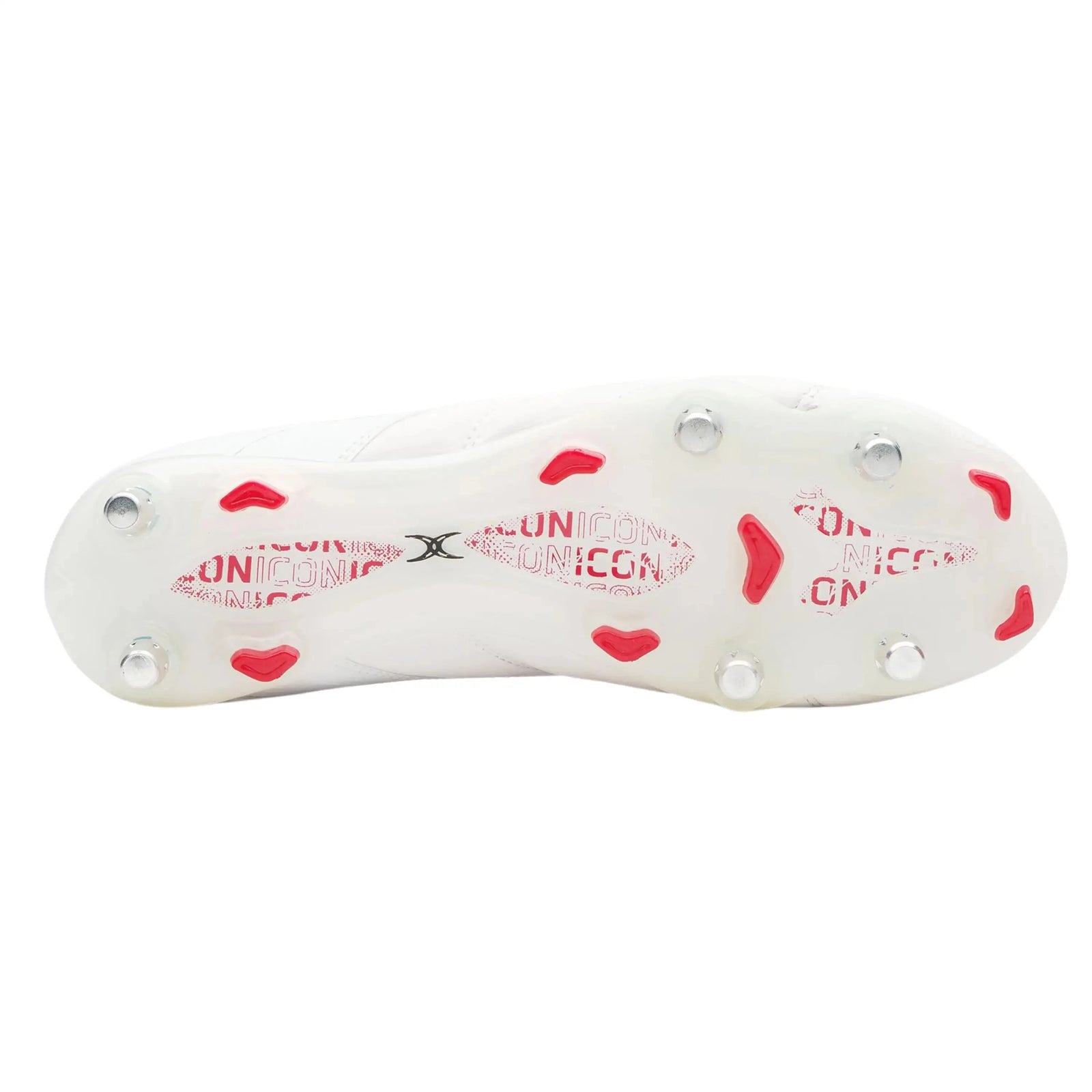 Rugby Imports Gilbert Icon Players 6S Rugby Boot - White/Red