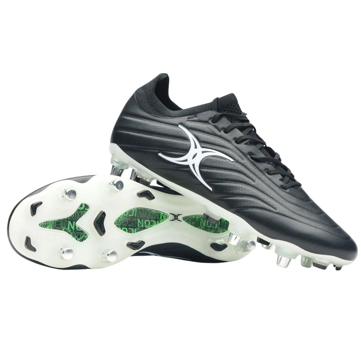 Rugby Imports Gilbert Icon X 6S Rugby Boot - Black