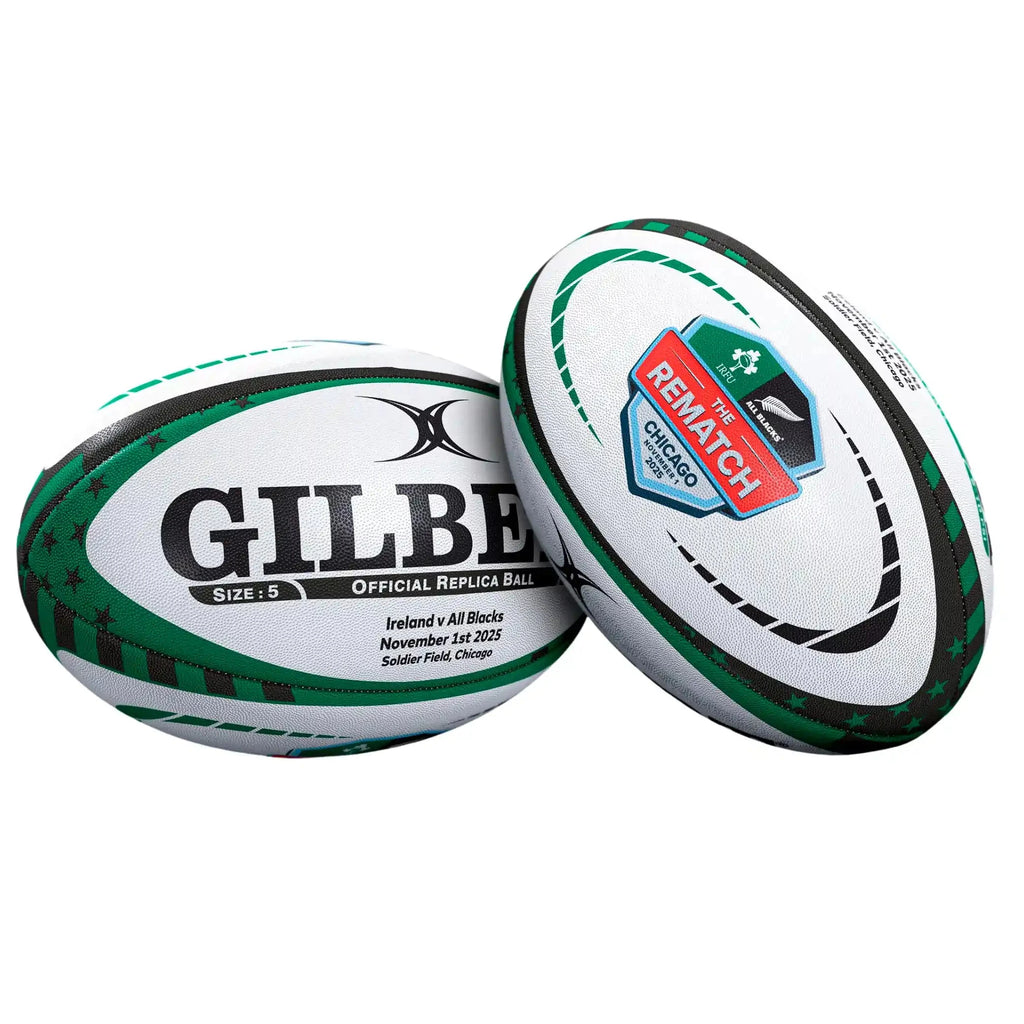 Gilbert IRE v NZ Chicago Gallagher Cup 2025 Replica Ball - Rugby Gilbert IRE v NZ Chicago Gallagher Cup 2025 Replica Ball - Rugby