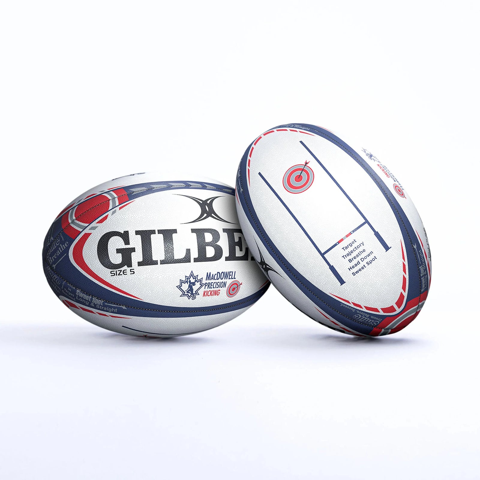 Rugby Imports Gilbert MacDowell Kick Training Rugby Ball