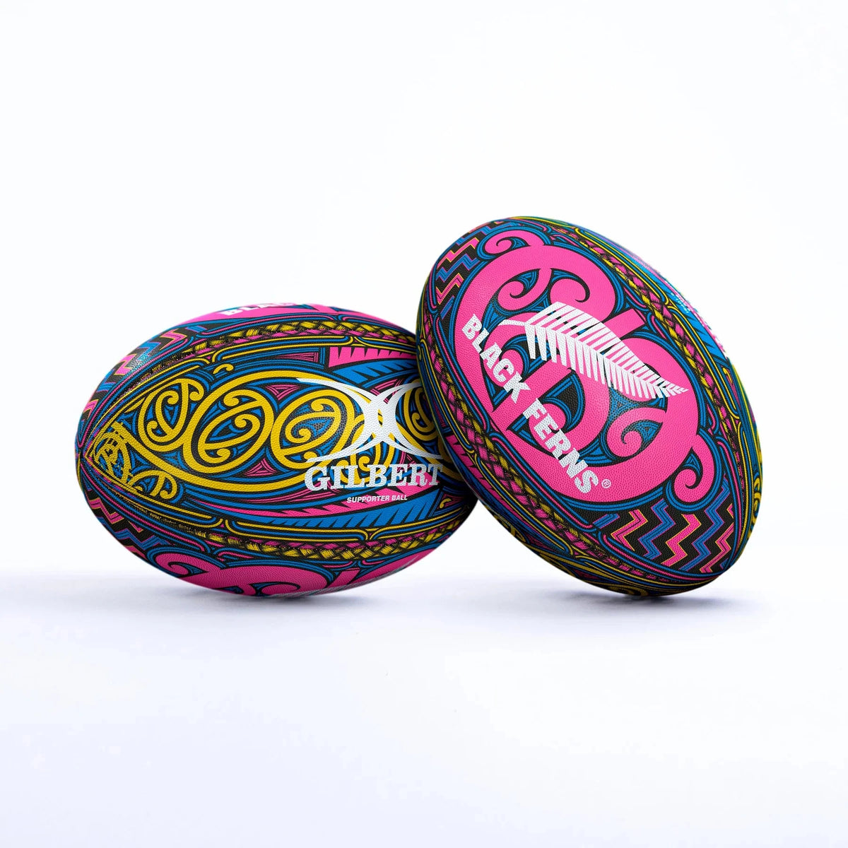 Rugby Imports Gilbert Maori Black Ferns Supporter Ball