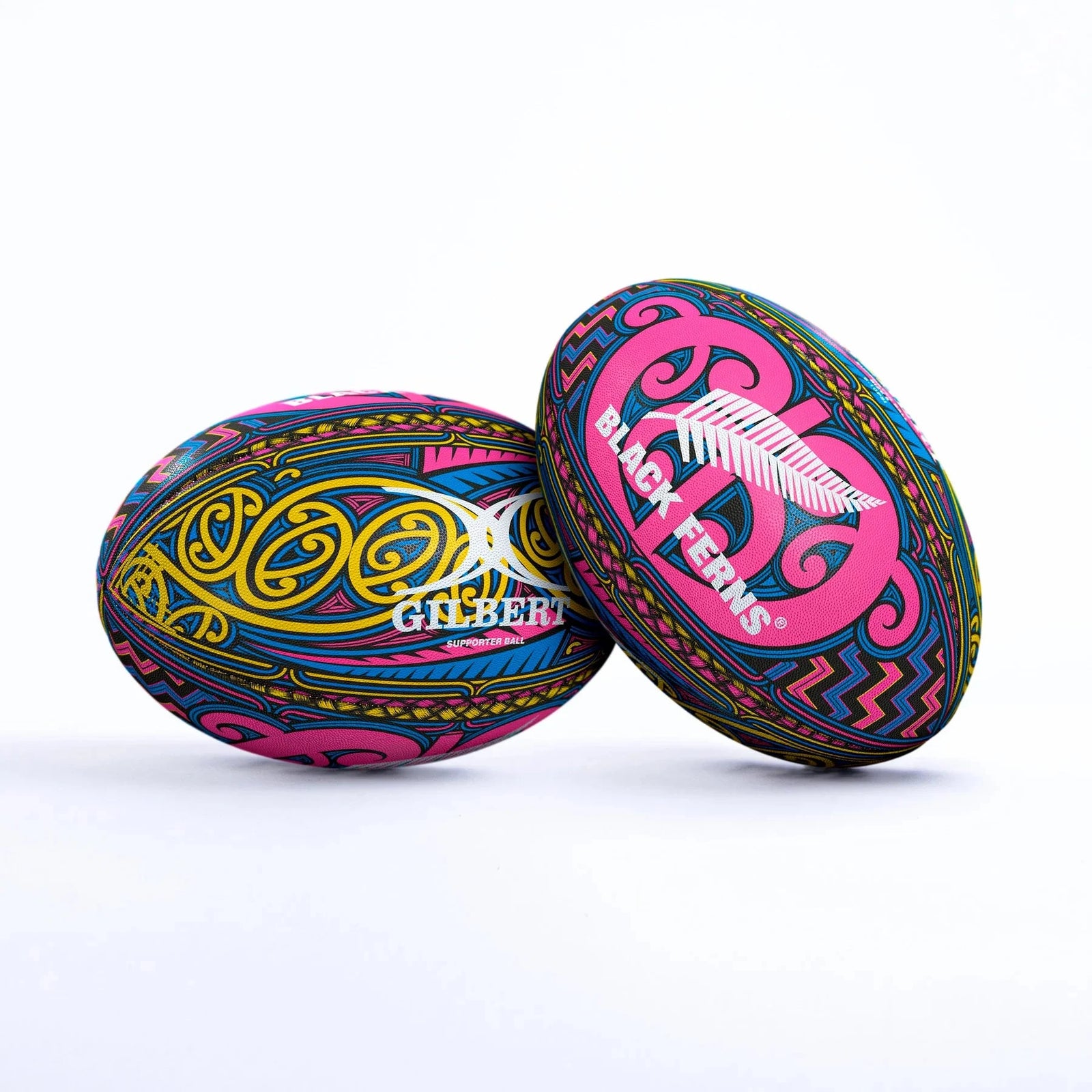 Rugby Imports Gilbert Maori Black Ferns Supporter Ball