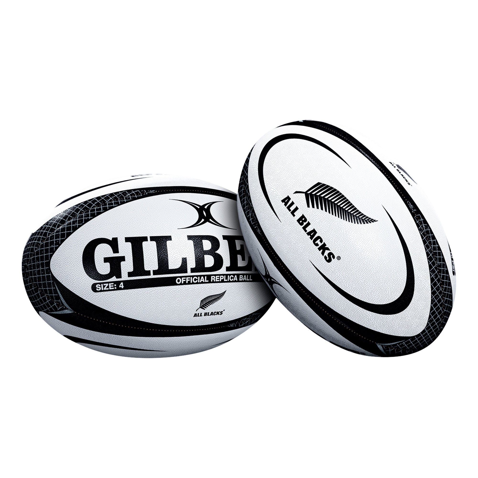 Rugby Imports Gilbert New Zealand All Blacks Junior Replica Ball