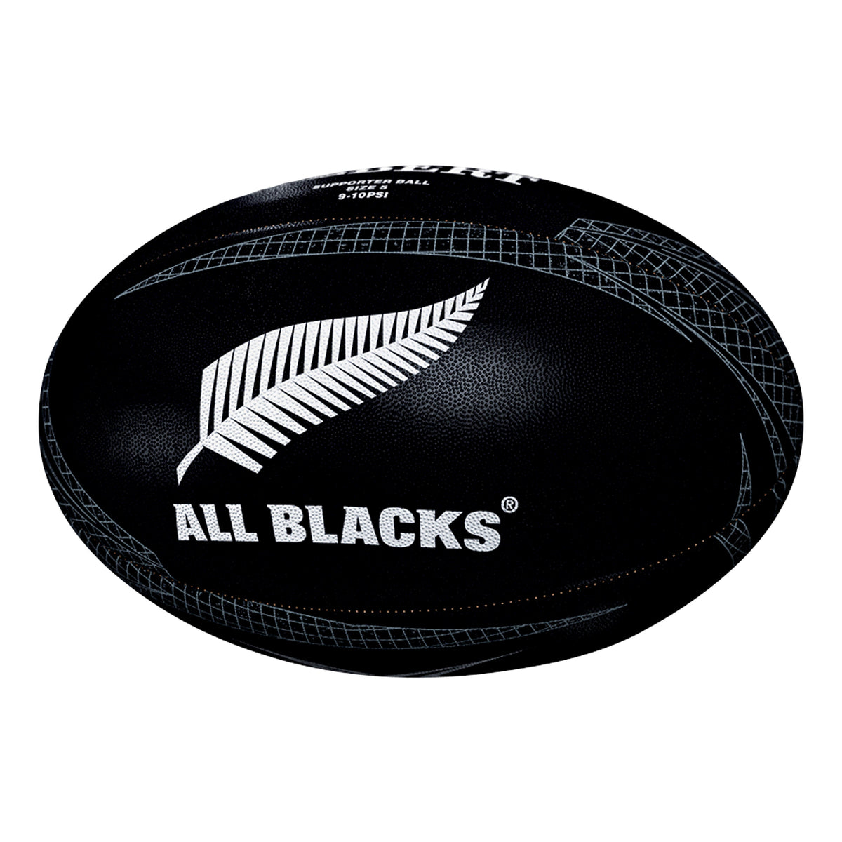 Rugby Imports Gilbert New Zealand All Blacks Supporter Ball