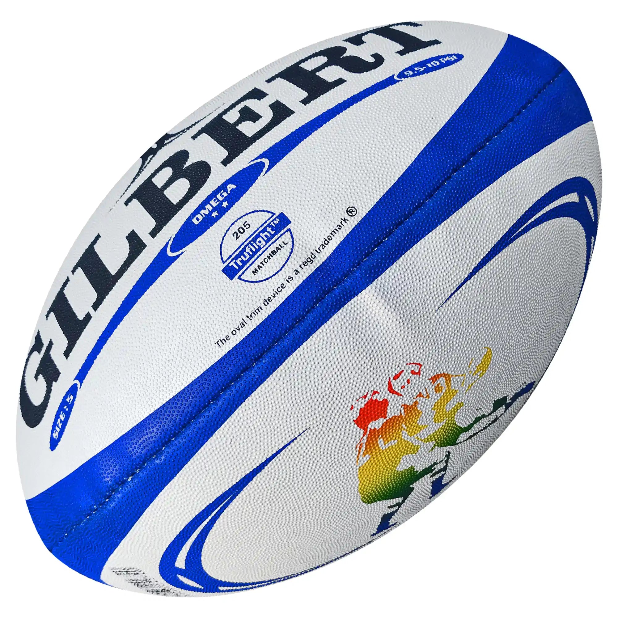 Rugby Imports Gilbert Omega RI Classic Rugby Match Ball