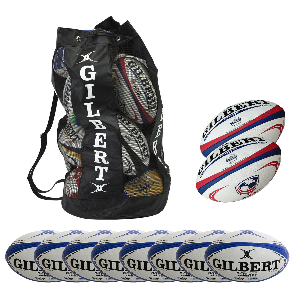 Rugby Imports Gilbert Premier Rugby Ball Pack