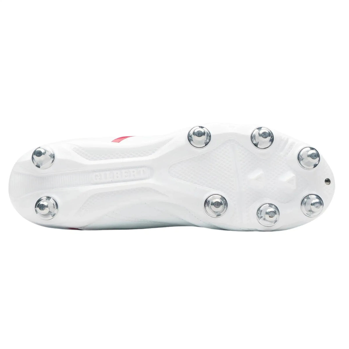 Rugby Imports Gilbert Sidestep X20 PWR 8S Rugby Boot - White/Red