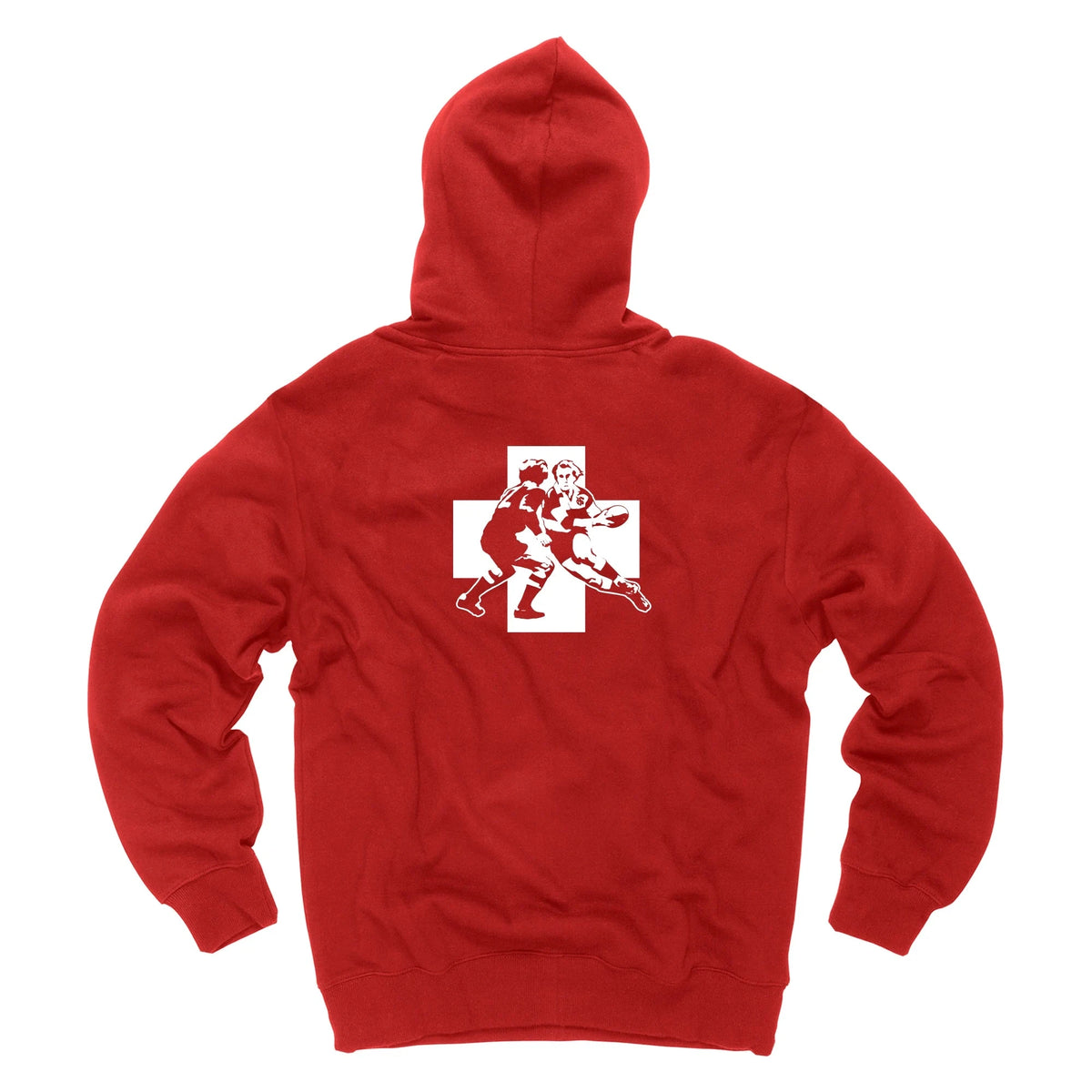 Rugby Imports Give Blood Play Rugby Red Hoodie