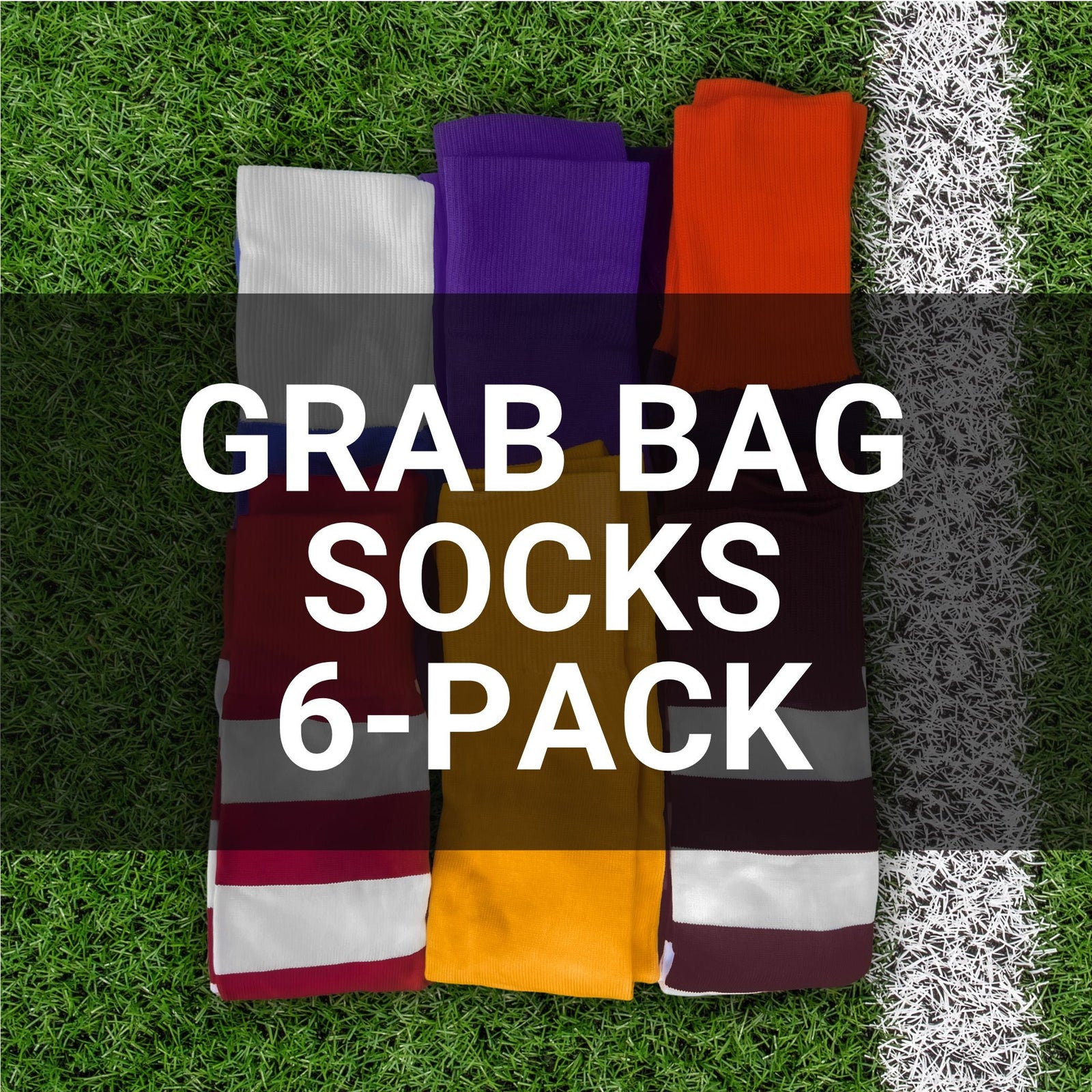 Rugby Imports Grab Bag Rugby Sock Bundle - 6 Pack