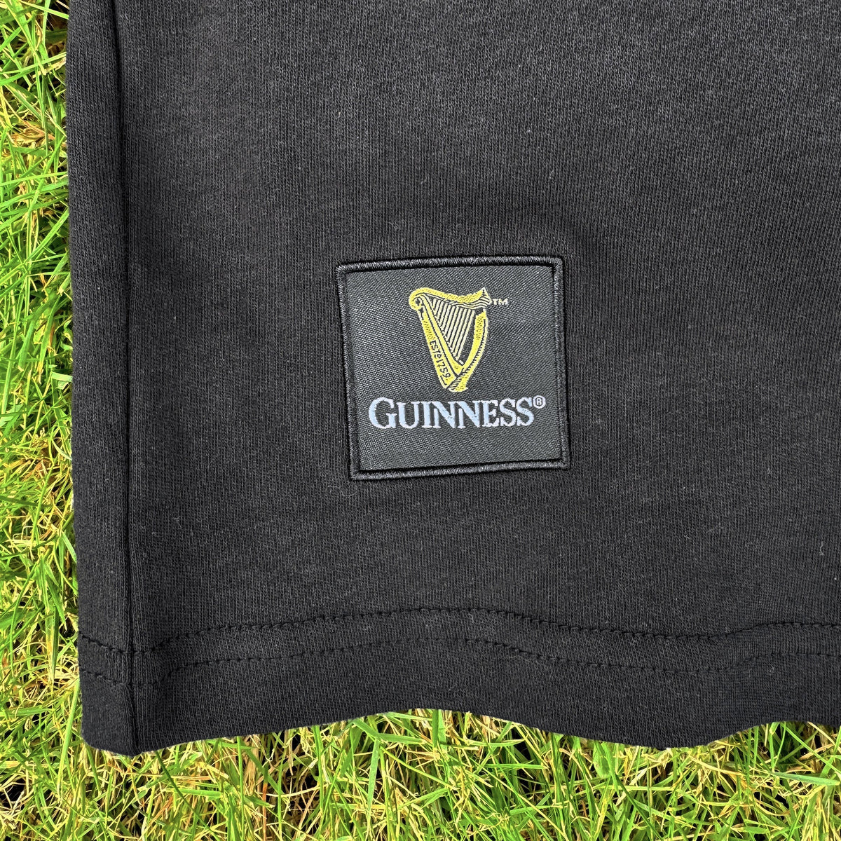 Rugby Imports Guinness Black & Cream Traditional Short Sleeve Jersey