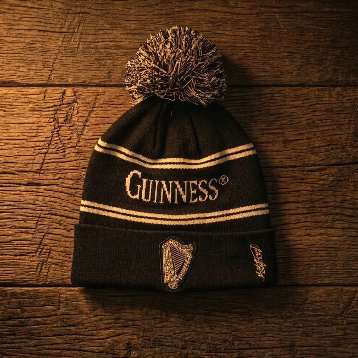 Rugby Imports Guinness Black & Gold Sports Beanie