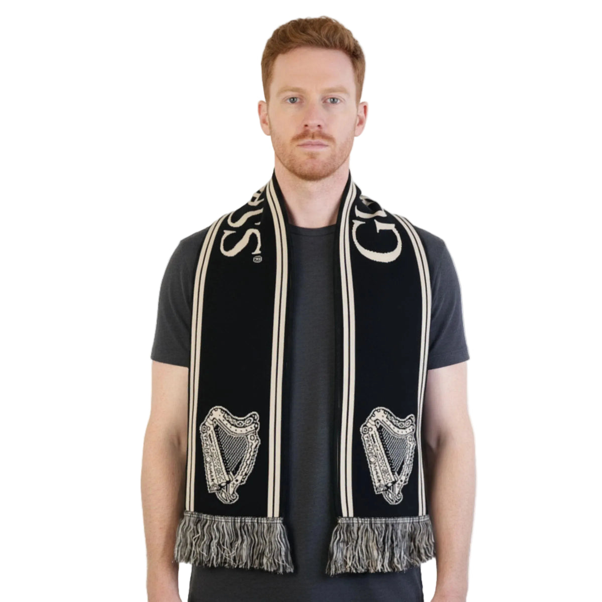 Rugby Imports Guinness Black & Gold Sports Scarf